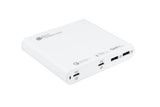 Good Connections Estación De Carga Rápida De Escritorio Usb 120w 4 Puertos Blanco