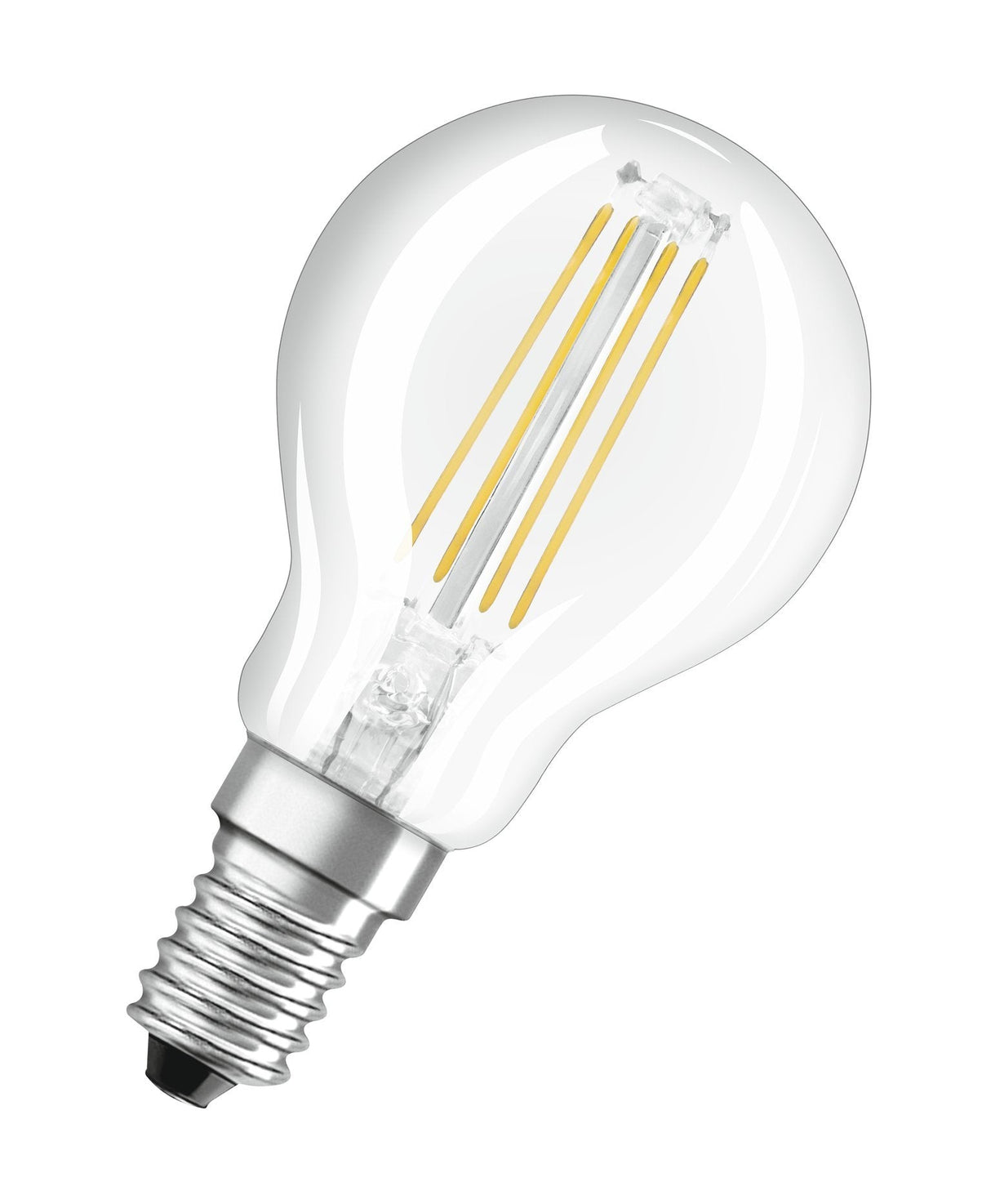 Bombilla Led Osram Filamento Esférico Transparente - 4 W = 40 W - E14 - Blanco Cálido