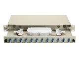 Equip Lwl-Spleisskamen 12-Port Lc-Duplex Os2 1u Komplett Gr