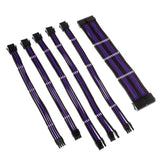 Kolink Core Adept Braided Cable Extension Kit - Negro Azabache Titan Morado