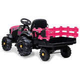 Correpasillos Jamara Ride-On Tractor Super Load Con Remolque12v Rosa