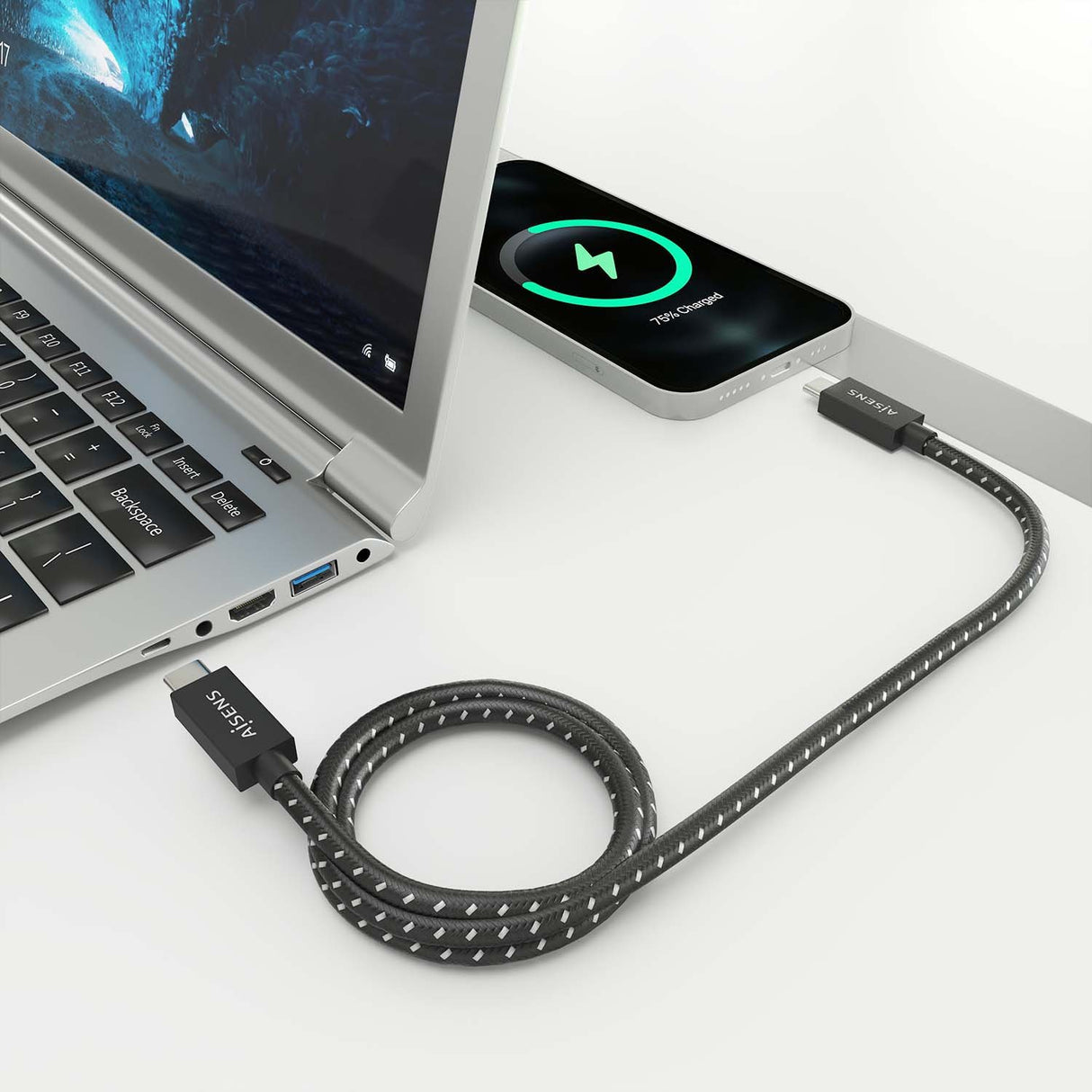 EAN 8435739901557 - AISENS A156-0868 cable USB USB4 Gen 3x2 1,5 m USB C imagen 5