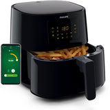 EAN 8710103975571 - Philips Essential HD9280/70 freidora Sencillo 6,2 L 2000 W Freidora de aire caliente Negro, Plata imagen 4