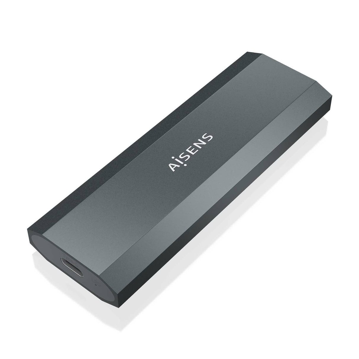 Aisens Caja Externa Para Disco Ssd M.2 Ngff Usb 3.2 Sin Tornillos Gris Asm2-029gr