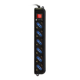 EAN 8057685300415 - Techly IUPS-PCP-6V base múltiple 1,5 m 6 salidas AC Negro imagen 2