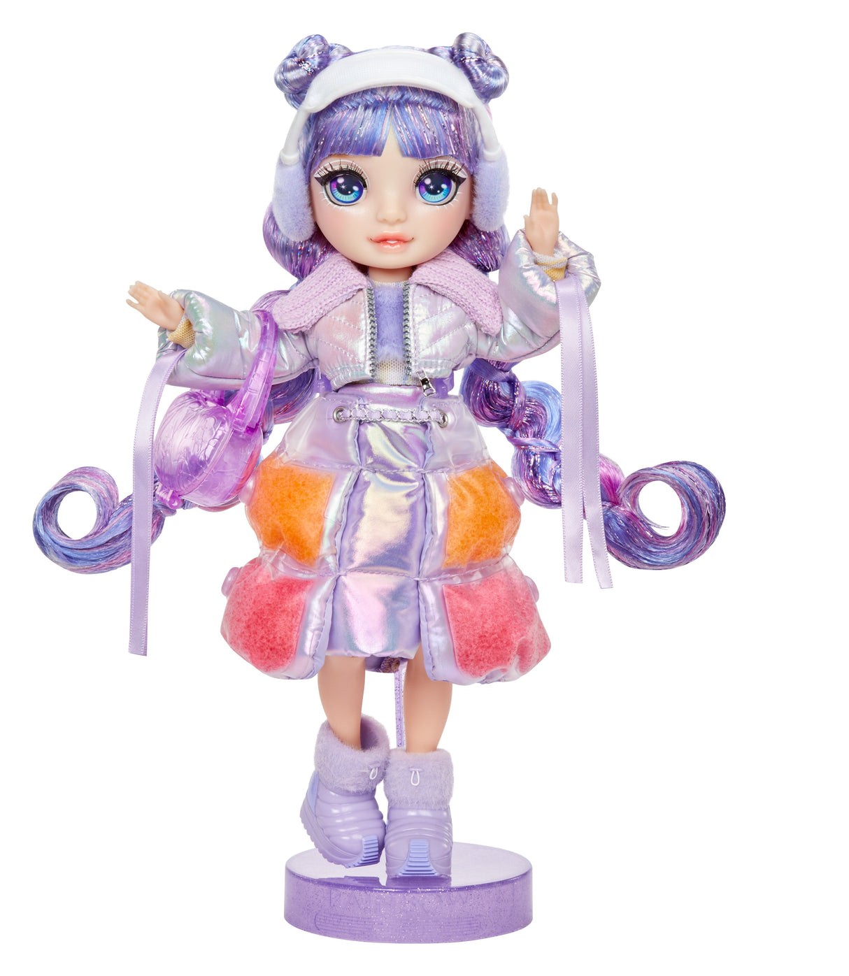 Muñeca  Mga Entertainment Rainbow High Winter Wonderland Doll - Violeta (Purple) 120865-Euc