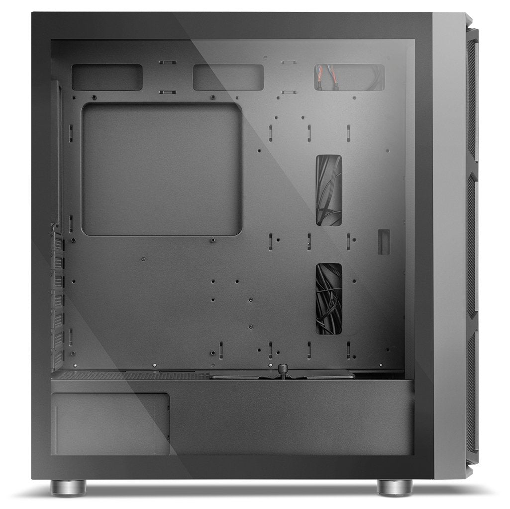 Caja Pc Nox Torre Atx Hummer Nova Argb 2xven 200mm Argb/Control Led/Lateralcristaltemplad Nxhummernova