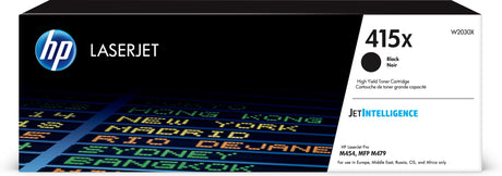 EAN 0192018046382 - HP 415X High Yield Black Original LaserJet Toner Cartridge cartucho de tóner 1 pieza(s) imagen 1