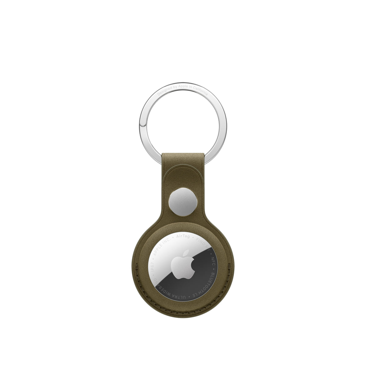 Airtag Finewoven Key Ring Dark