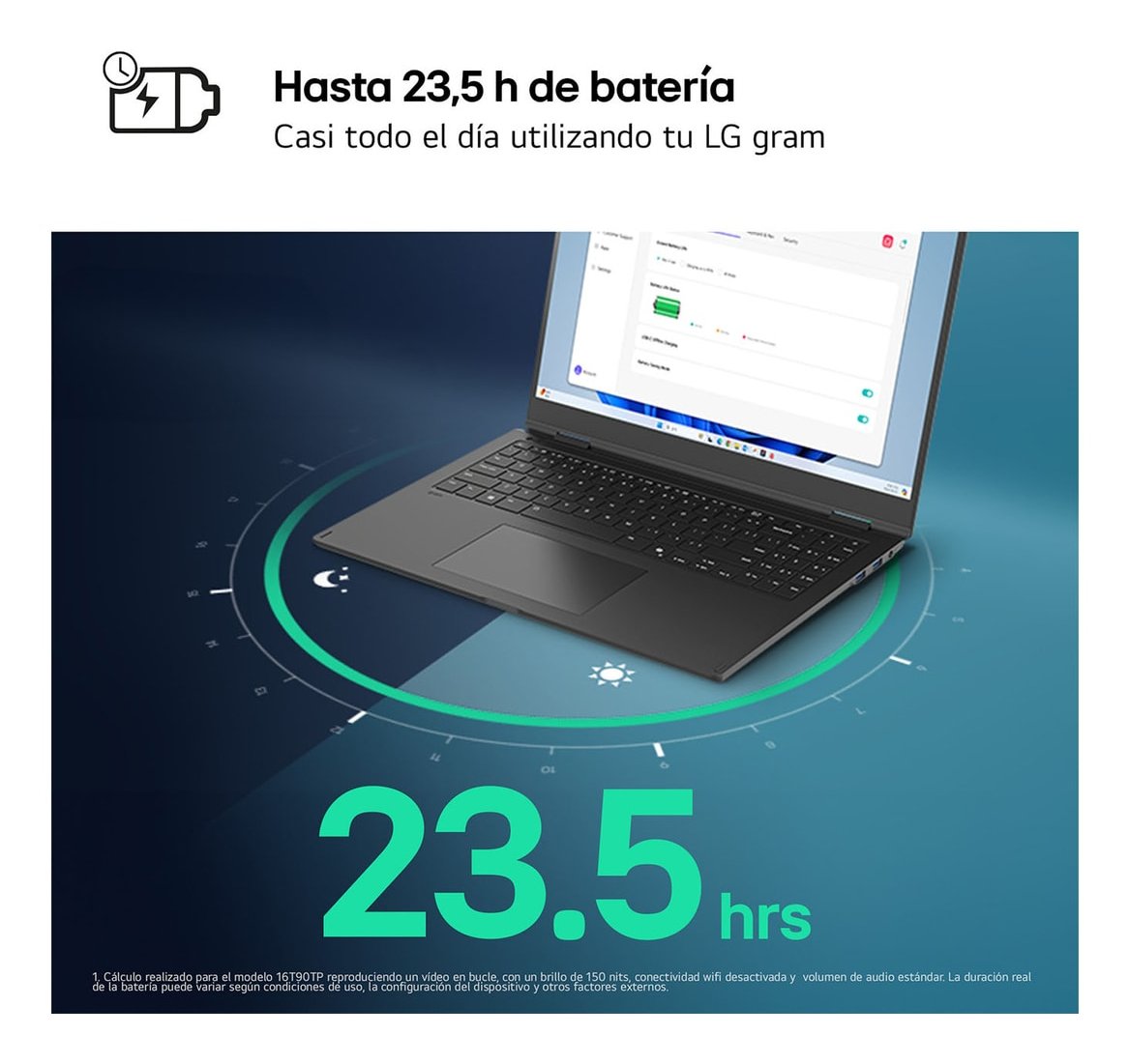 EAN 8806096443255 - LG Gram 16Z90RU-G.AA55B ordenador portatil Intel® Core™ i5 i5-1334U Portátil 40,6 cm (16") WQXGA 16 GB LP imagen 5