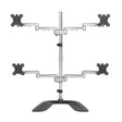 EAN 65030879903 - StarTech.com ARMQUADSS soporte para monitor 81,3 cm (32") Negro, Plata imagen 1