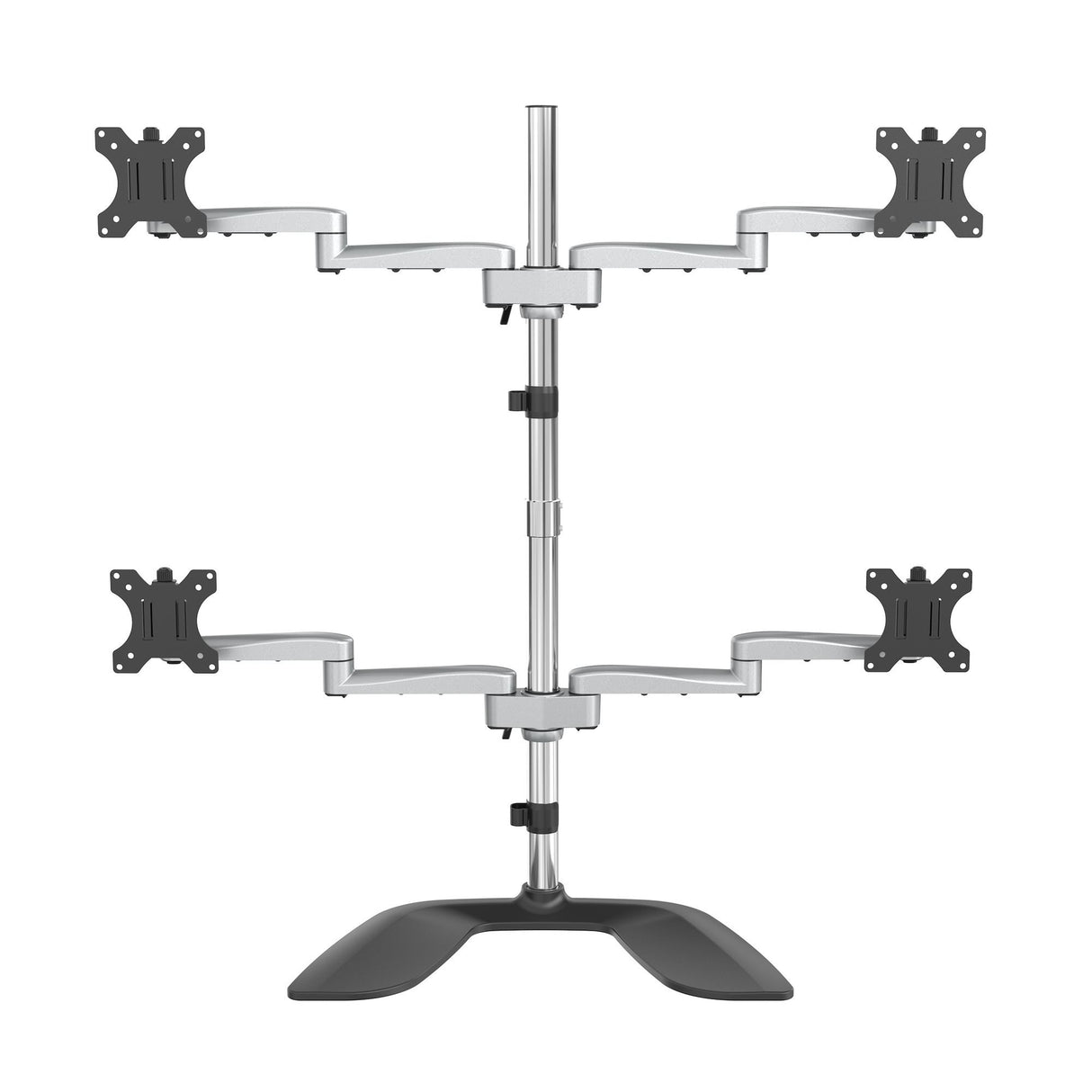 EAN 65030879903 - StarTech.com ARMQUADSS soporte para monitor 81,3 cm (32") Negro, Plata imagen 1