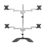 EAN 65030879903 - StarTech.com ARMQUADSS soporte para monitor 81,3 cm (32") Negro, Plata imagen 1