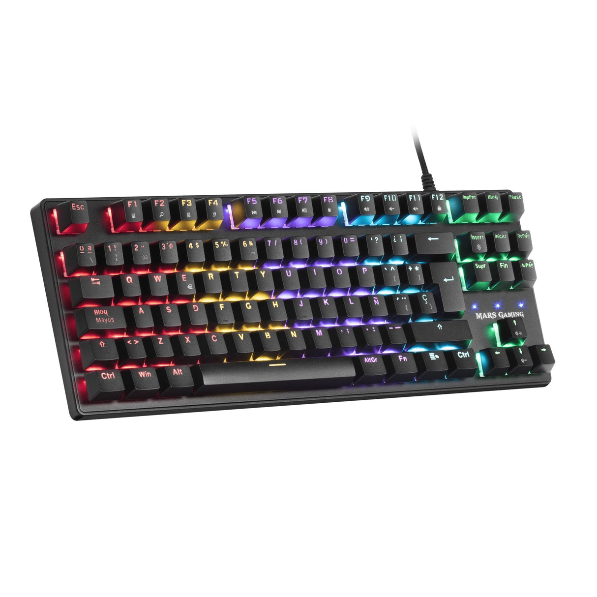 EAN 4718009158528 - Mars Gaming MKXTKLBES teclado Juego USB QWERTY Negro imagen 4