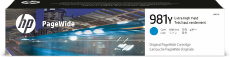EAN 0889296095293 - HP 981Y Extra High Yield Cyan Original PageWide Cartridge cartucho de tinta 1 pieza(s) Alto rendimiento ( imagen 1