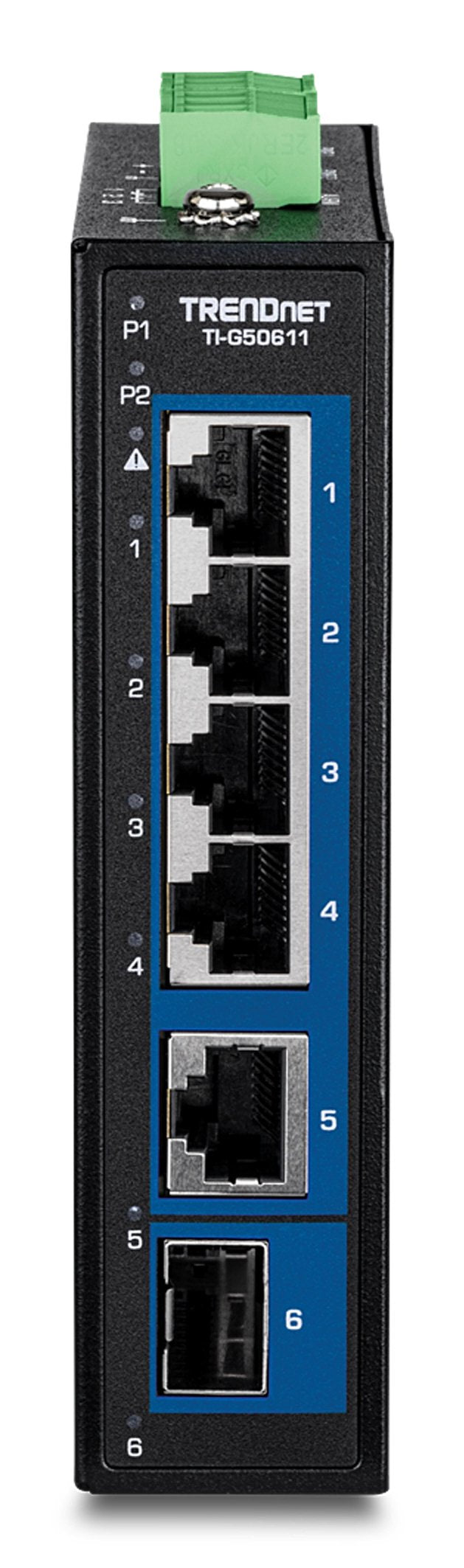 Trendnet 6-Port Indumr. 2.5g Din-Rail Switch With 10g Ports