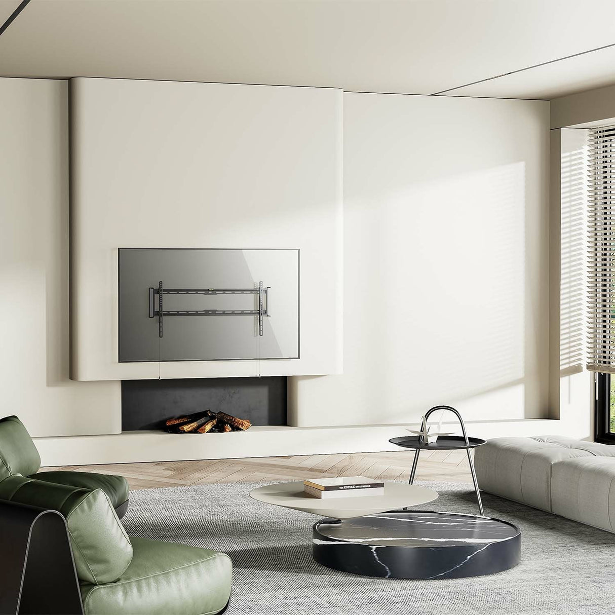 Aisens Soporte Eco Ultra Delgado Para Monitor/Tv 75kg De 43-90, Negro