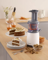 Exprimidor  Kenwood Purejuice Jmp600wh  Lenta 150 W Gris, Translúcido, Blanco
