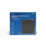 EAN 5901986045991 - Savio AK-43 optical disc External Slim drive DVD±R/RW CD±R/RW Black unidad de disco óptico DVD±RW Negro imagen 2