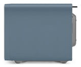 Microondas Smeg Con Grill Moc01sbmeu, 4 Fkt, 1900w, Azul Tormenta Mate