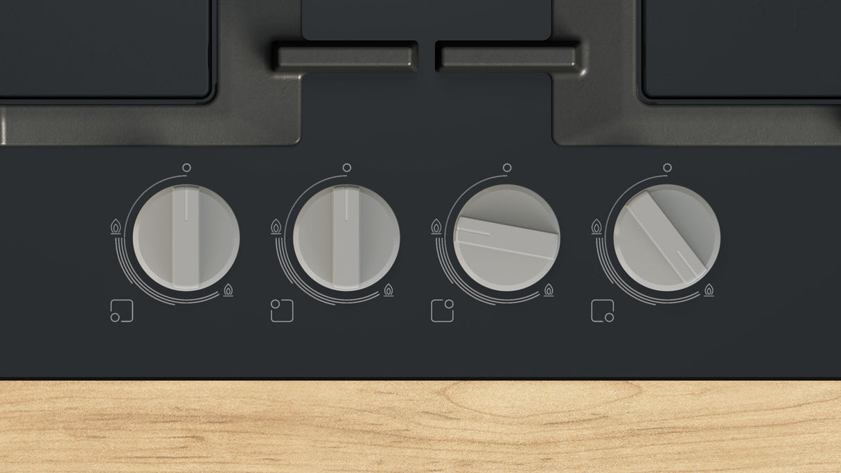 EAN 4242005437856 - Bosch Serie 4 PNP6B6K40 hobs Negro Integrado 59 cm Encimera de gas 4 zona(s) imagen 3