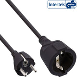 Cable De Extensión De Alimentación Inline Tipo F Negro 7m