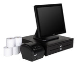 EAN 2520022418037 - iggual IGG319628pack N100 Todo-en-Uno 43,2 cm (17") 1280 x 1024 Pixeles Pantalla táctil Negro imagen 3