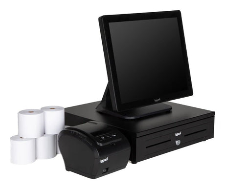 EAN 2520022418037 - iggual IGG319628pack N100 Todo-en-Uno 43,2 cm (17") 1280 x 1024 Pixeles Pantalla táctil Negro imagen 3