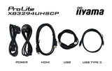EAN 4948570126279 - iiyama ProLite XB3294UHSCP-B1 pantalla para PC 80 cm (31.5") 3840 x 2160 Pixeles 4K Ultra HD Negro imagen 12