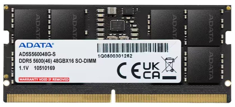 Memoria Adata   48gb So-Dimm 5600 Ad5s560048g-S