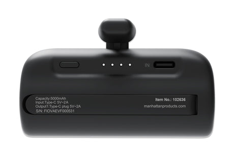 EAN 0766623102636 - Manhattan 102636 batería externa Ión de litio 5000 mAh Negro imagen 4