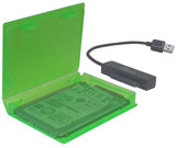 Hdd Caja Protectora 2,5" Plástico Verde