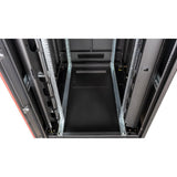 Roline 19-Zoll Netzwerkschrank Pro 26 He, 800x1000 Bxt Glastr Schwarz