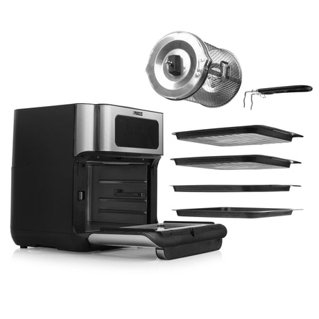 EAN 8713016091451 - Princess 182065 Sencillo 10 L Independiente 1500 W Freidora de aire caliente Plata imagen 20