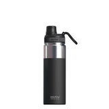 Asobu - Alpine Flask - Botella Aislada De Acero Inoxidable 530ml Negro