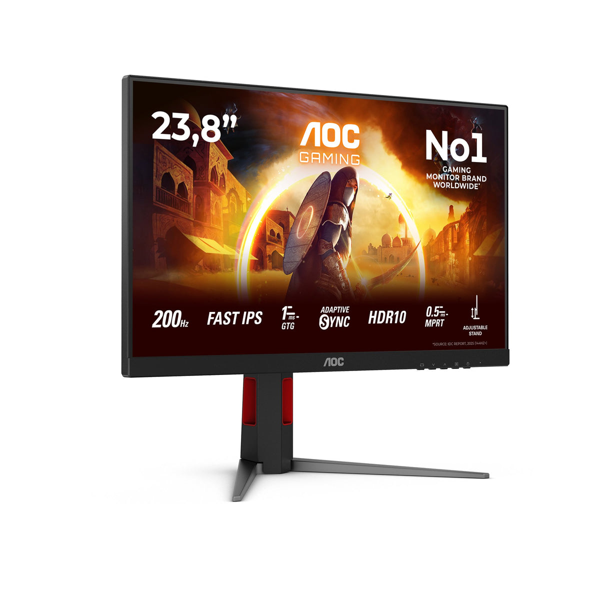 EAN 4038986642668 - AOC G4 24G4HA pantalla para PC 60,5 cm (23.8") 1920 x 1080 Pixeles Full HD LED Negro, Rojo imagen 2