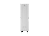 Lanberg Rack Cabinet 19" Free-Standing 42u 600x600 Flat Pack With Glass Door Lcd Grey V2