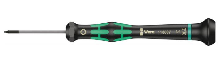 Wera 2067 Elektronik- U. Feinmechanik Torx-Destornillador Tamaño Destornillador T 3