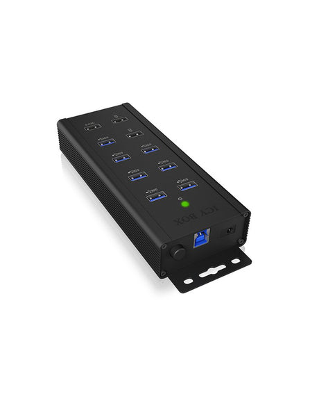 EAN 4250078166849 - ICY BOX IB-HUB1703-QC3 USB 3.2 Gen 1 (3.1 Gen 1) Type-B 5000 Mbit/s Negro imagen 10