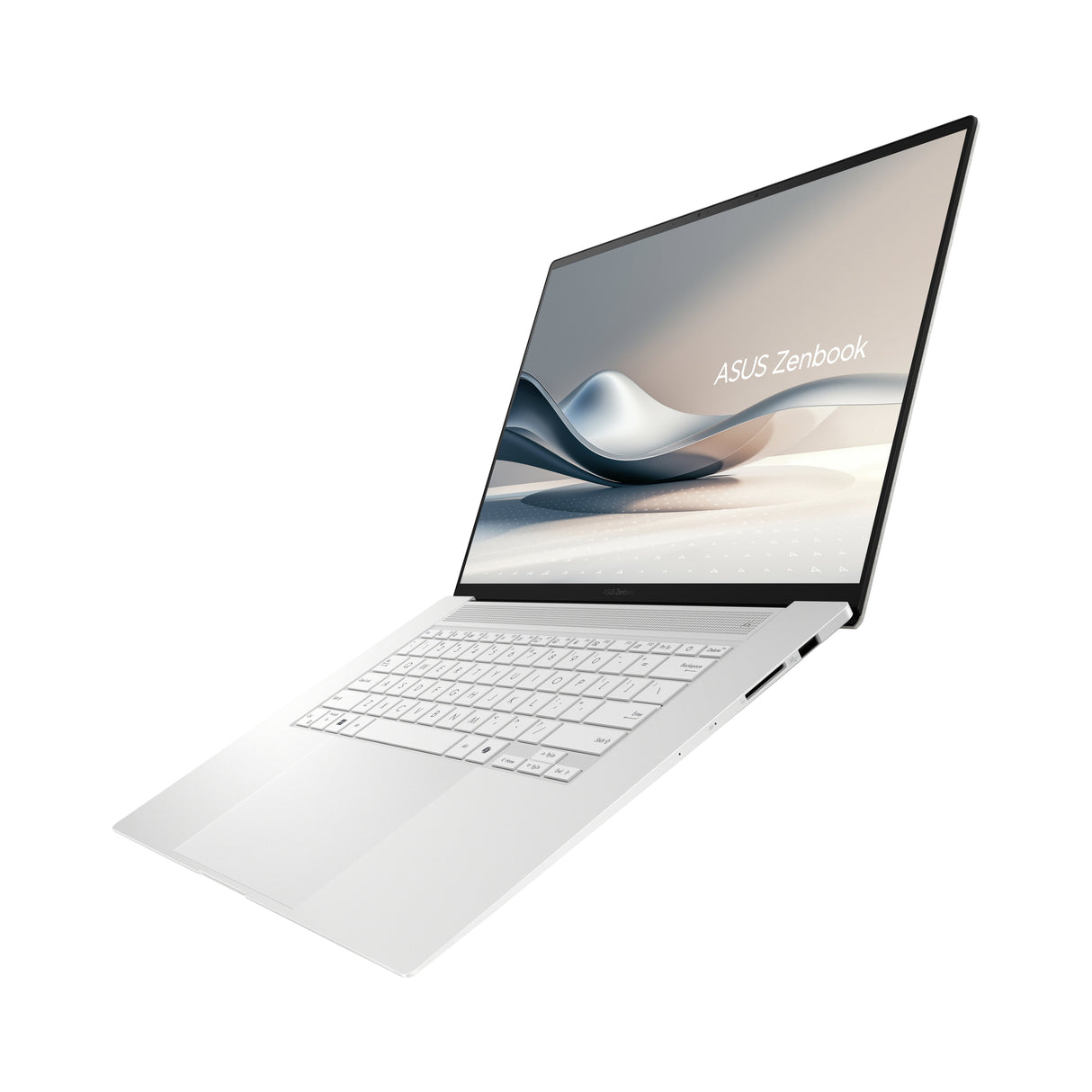 Asus Zenbook S 16 Oled Um5606wa-Rk370w Copilot+ Pc - Ordenador Portátil 16" Wqxga+ 120hz (Amd Ryzen Ai 9 370, 32gb Ram, 2tb Ssd, Radeon 890m, Windows 11 Home) Blanco Escandinavo - Teclado Qwerty Español
