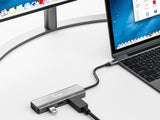 Equip Hub Usb-C Con Usb 2.0, Hdmi, Vga Y Displayport - Carcasa De Aluminio