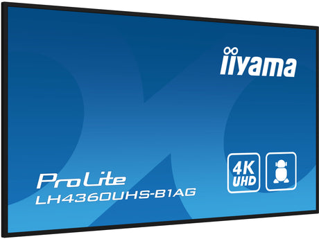 EAN 4948570122295 - iiyama LH4360UHS-B1AG pantalla de señalización Pizarra de caballete digital 108 cm (42.5") LED Wifi 500 c imagen 6