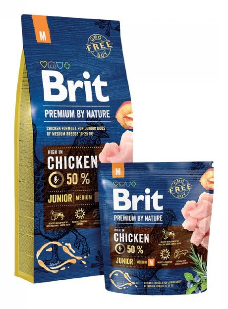 EAN 8595602526338 - Brit 8595602526338 comida seca para perros 15 kg Junior Pollo imagen 1