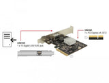 Delock 89654 Tarjeta Pci Express > 1 X 10 Gigabit Lan Nbase-T Rj45