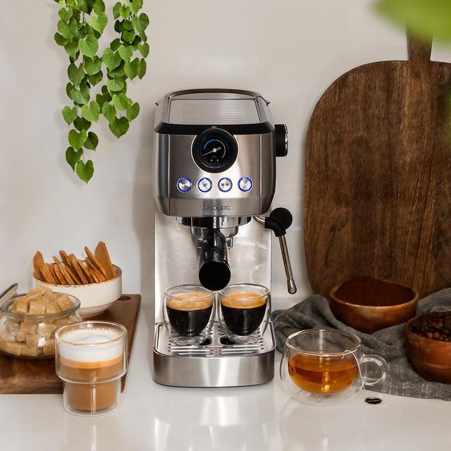 Cafetera  Cecotec Espresso Power Espresso 20 Steel Pro