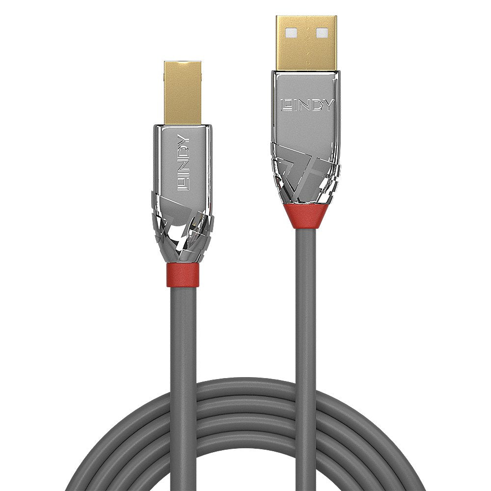 Lindy Usb 2.0 Cable Typ A/B Cromo Line M/M 7.5m
