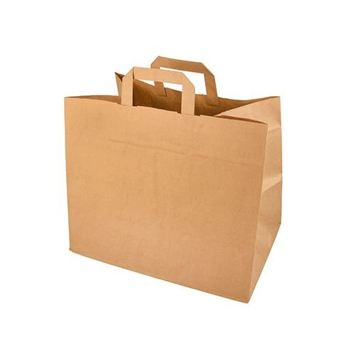 Papstar Papel-Tragetaschen Marrón