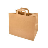 Papstar Papel-Tragetaschen Marrón