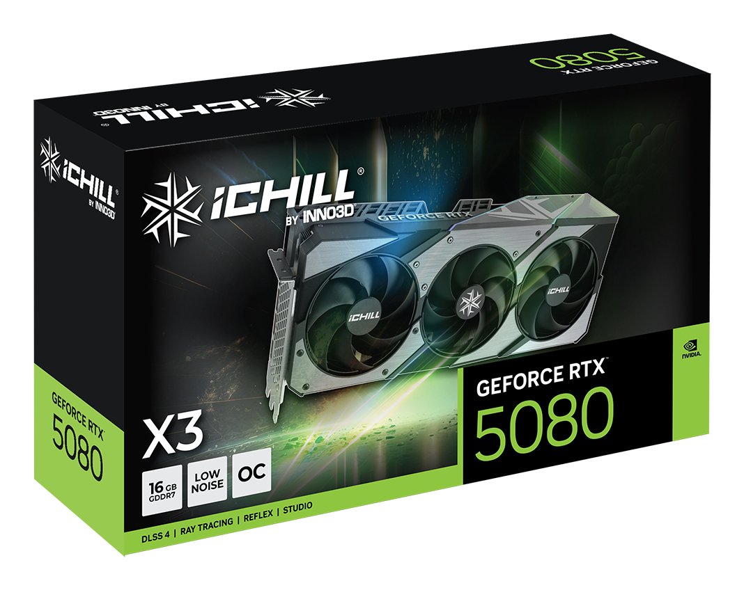 Inno3d Ichill Geforce Rtx 5080 X3 - Grafikkarten - Geforce Rtx 5080 - 16 Gb
