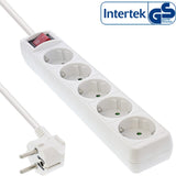 Inline 16451g Base Múltiple 1,5 M 5 Salidas Ac Blanco